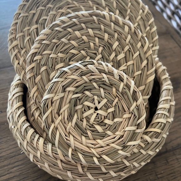 New Round Nesting Baskets-Set 3 - Picture 4 of 7